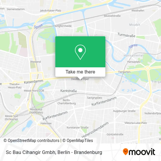 Sc Bau Cihangir Gmbh map