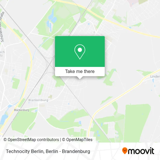 Technocity Berlin map
