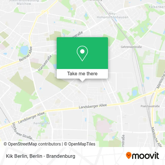 Kik Berlin map