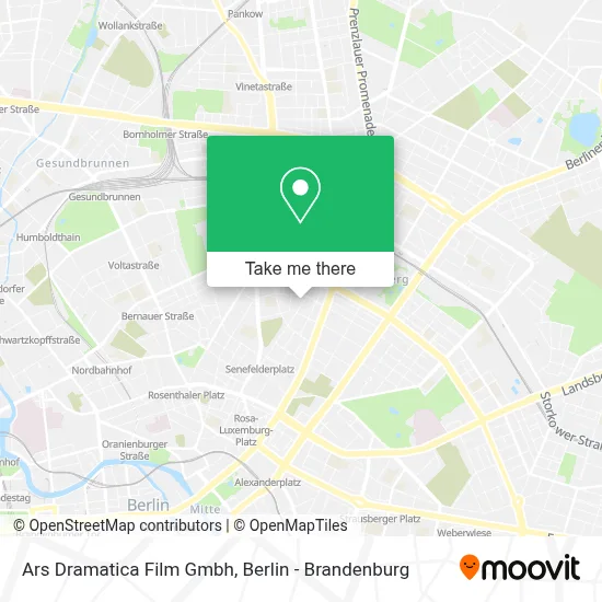 Ars Dramatica Film Gmbh map