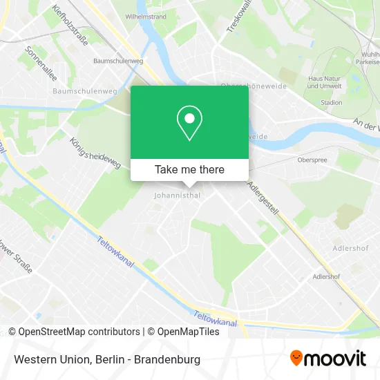 Western Union map