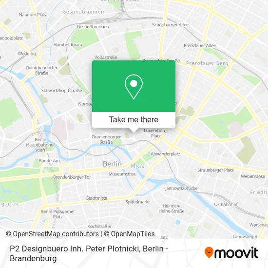 P2 Designbuero Inh. Peter Plotnicki map