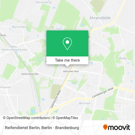 Reifendienst Berlin map