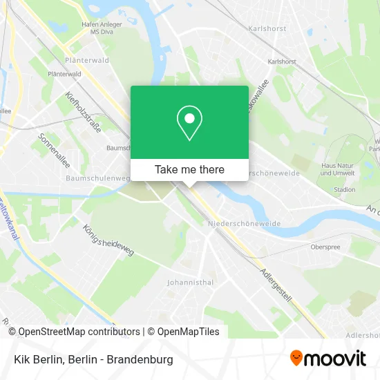 Kik Berlin map