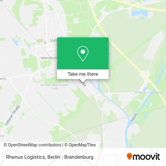 Rhenus Logistics map