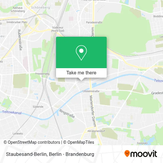 Staubesand-Berlin map