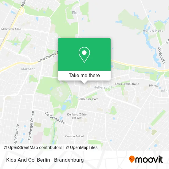 Kids And Co map
