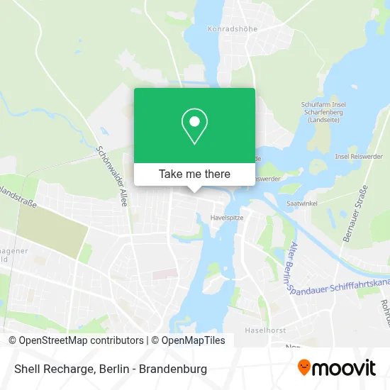 Shell Recharge map