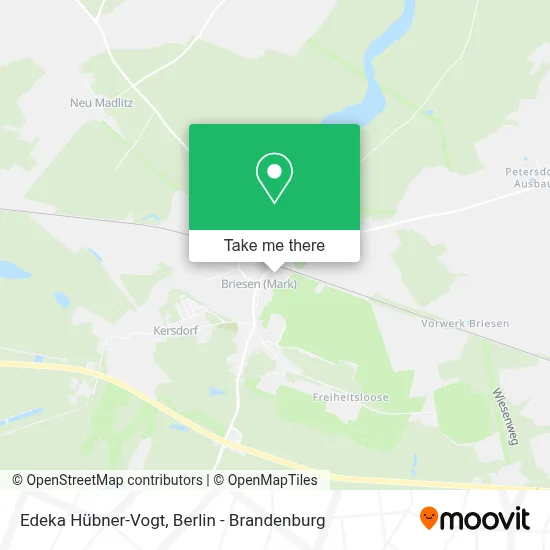 Edeka Hübner-Vogt map