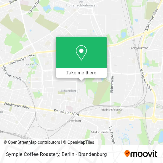 Symple Coffee Roastery map