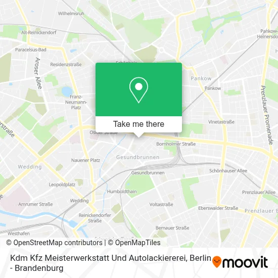 Kdm Kfz Meisterwerkstatt Und Autolackiererei map