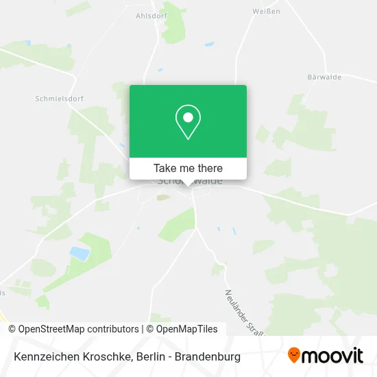 Kennzeichen Kroschke map