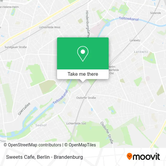 Sweets Cafe map