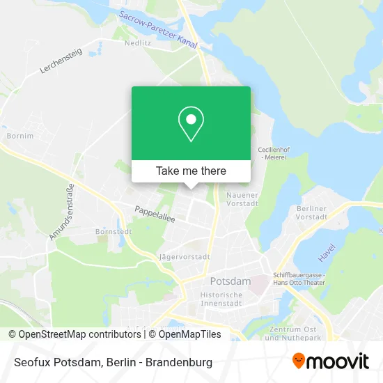 Seofux Potsdam map