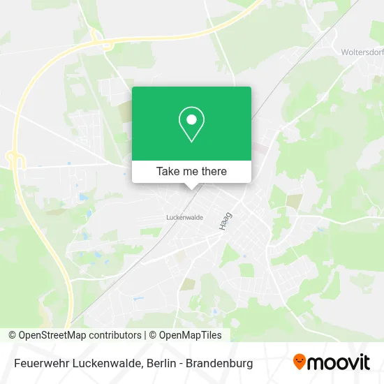 Feuerwehr Luckenwalde map