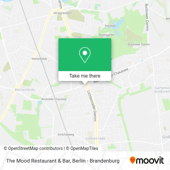The Mood Restaurant & Bar map
