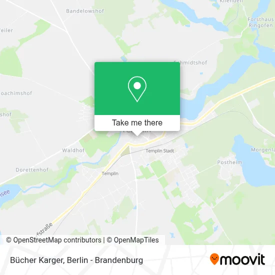 Bücher Karger map
