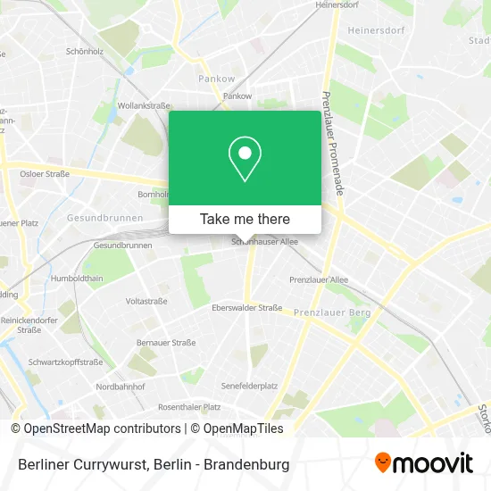 Berliner Currywurst map
