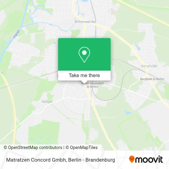 Matratzen Concord Gmbh map