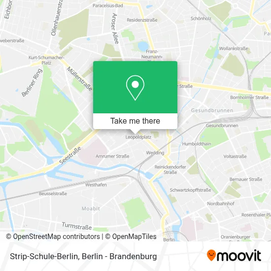 Strip-Schule-Berlin map