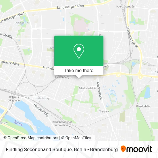 Findling Secondhand Boutique map