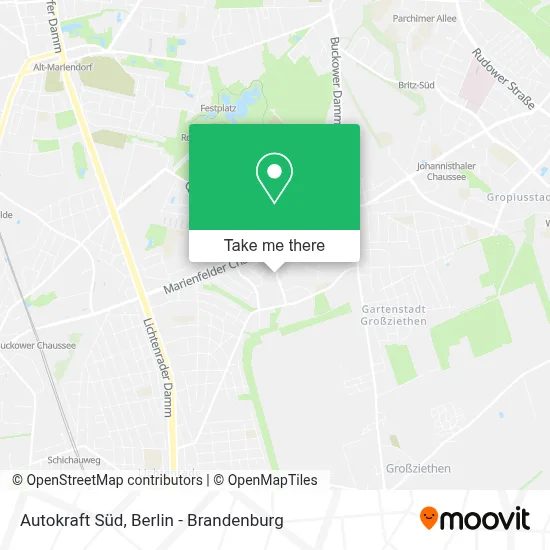 Autokraft Süd map