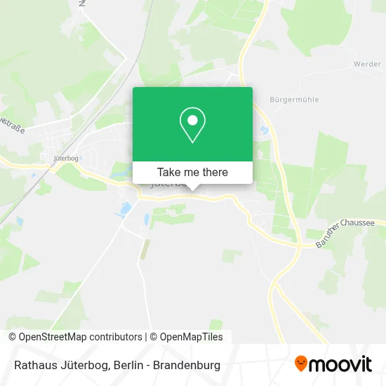 Rathaus Jüterbog map