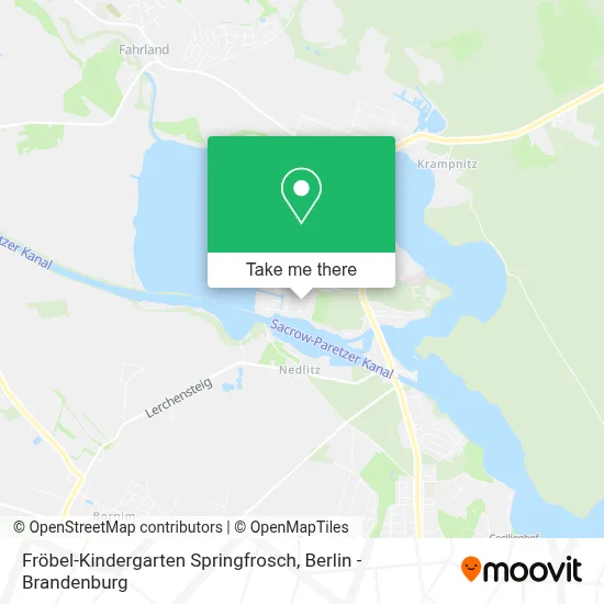 Fröbel-Kindergarten Springfrosch map
