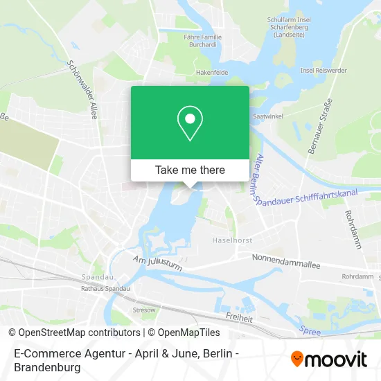 E-Commerce Agentur - April & June map