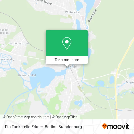 Fts Tankstelle Erkner map