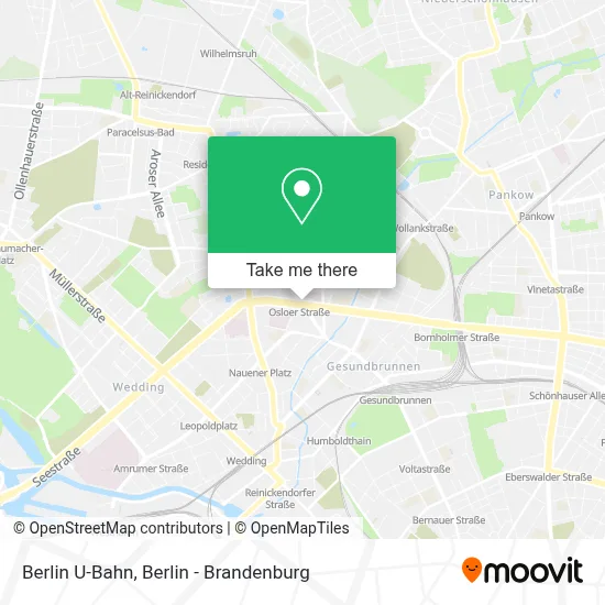 Berlin U-Bahn map
