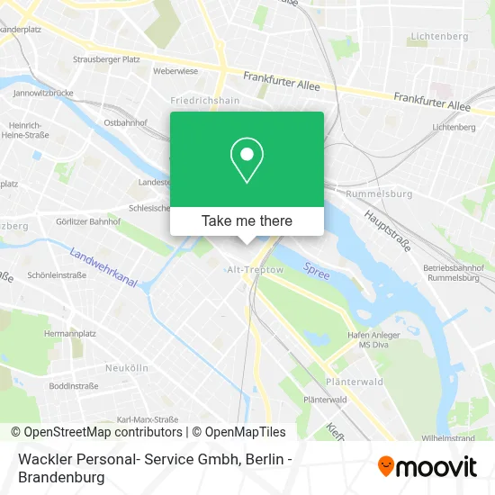 Wackler Personal- Service Gmbh map