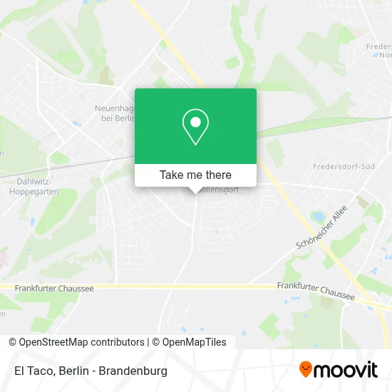 El Taco map
