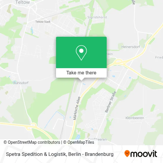 Spetra Spedition & Logistik map