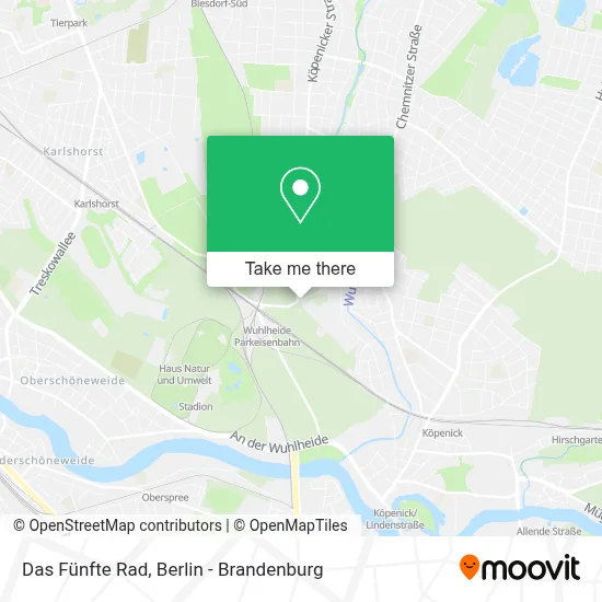 Das Fünfte Rad map