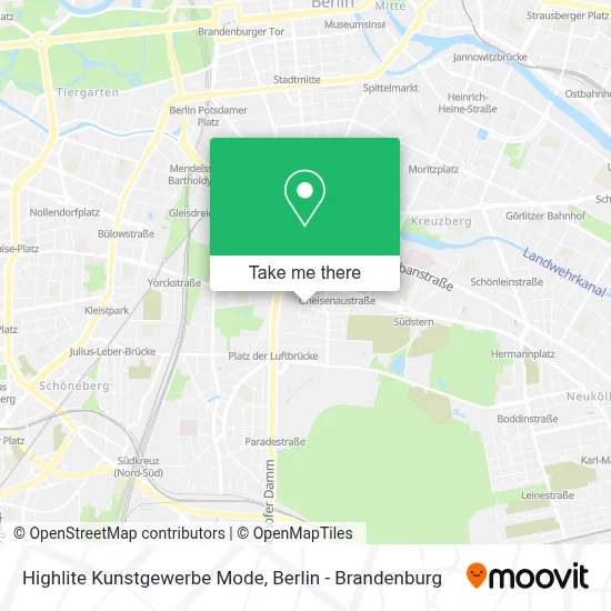 Highlite Kunstgewerbe Mode map