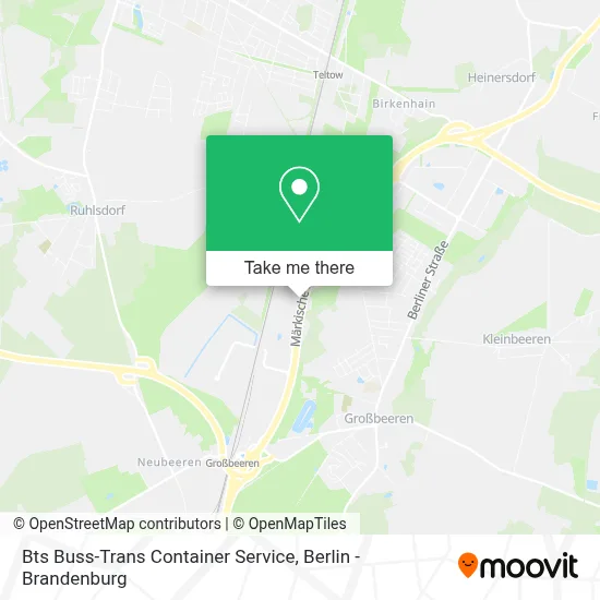 Bts Buss-Trans Container Service map