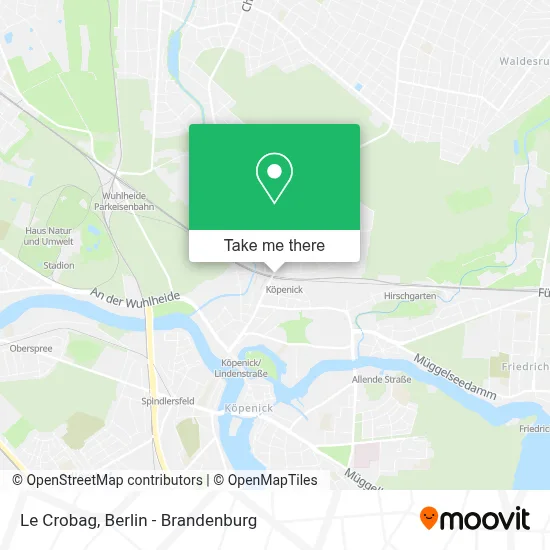 Le Crobag map