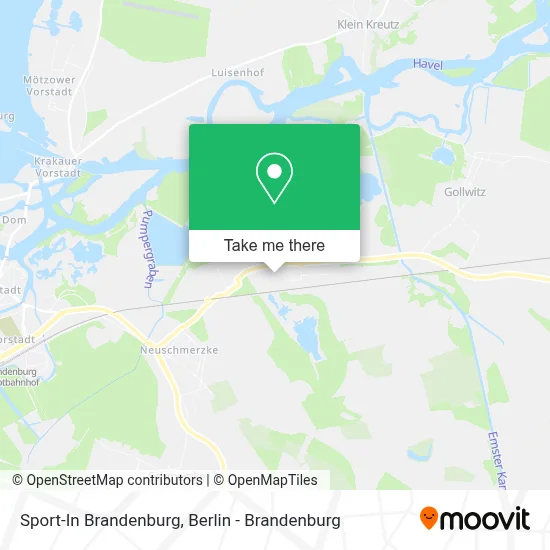 Sport-In Brandenburg map