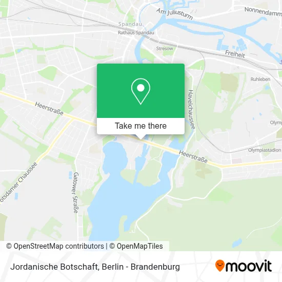 Jordanische Botschaft map