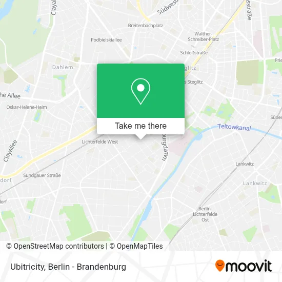 Ubitricity map