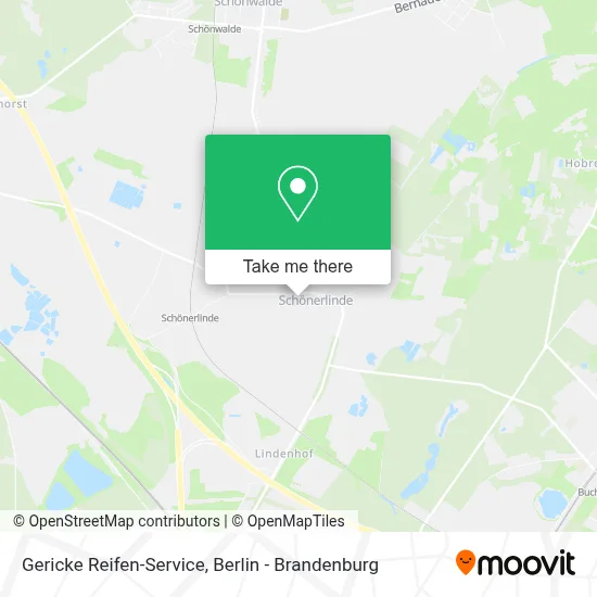 Gericke Reifen-Service map