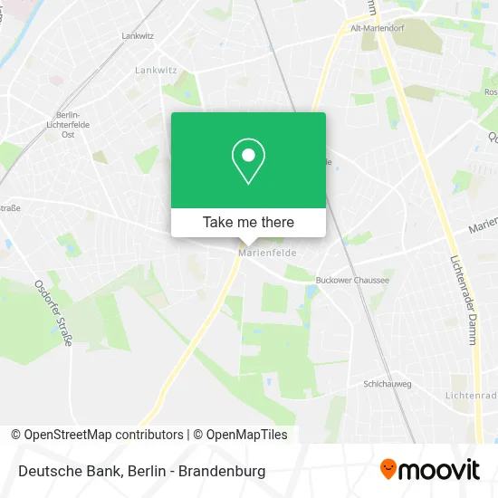 Deutsche Bank map