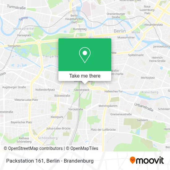 Packstation 161 map