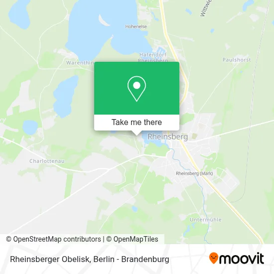 Rheinsberger Obelisk map