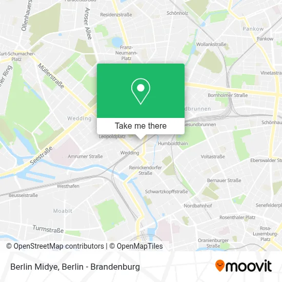 Berlin Midye map