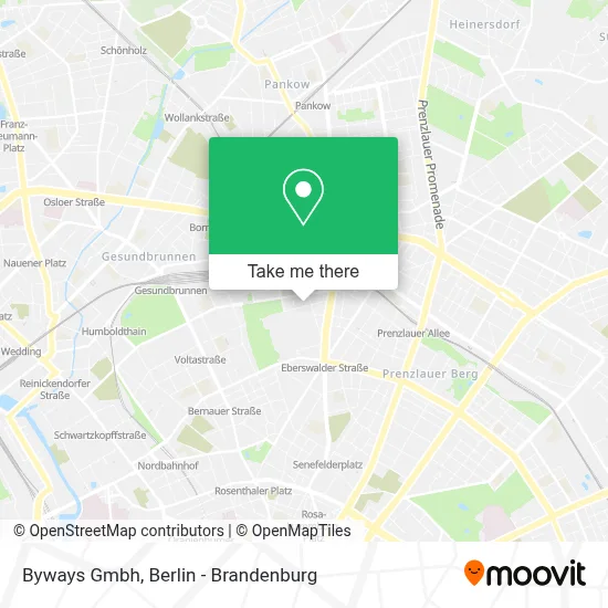 Byways Gmbh map