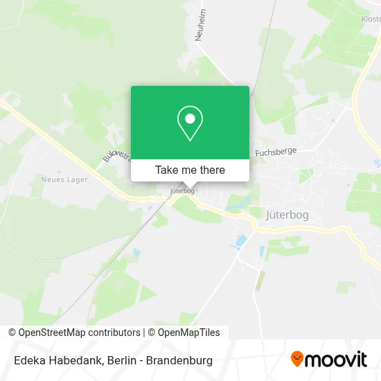Edeka Habedank map
