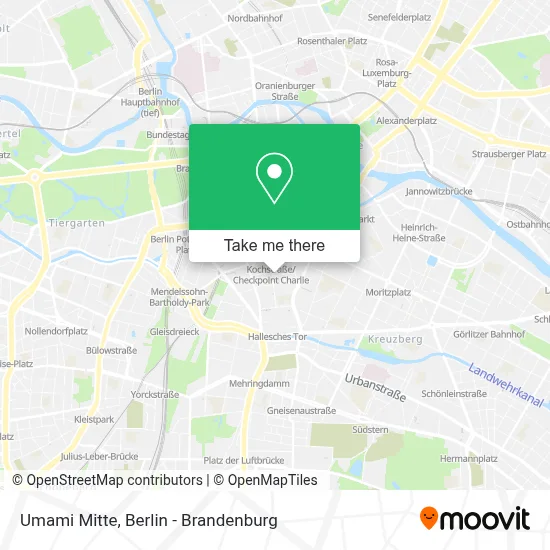 Umami Mitte map