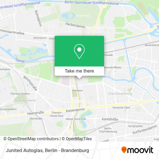 Junited Autoglas map